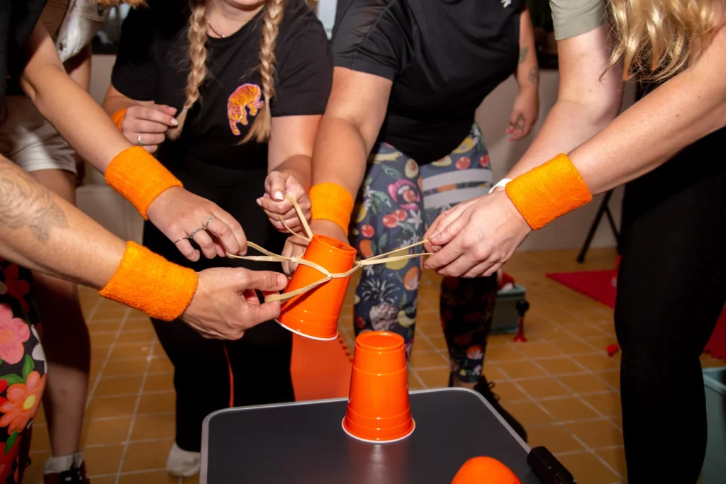 Teamuitje Minute to win it